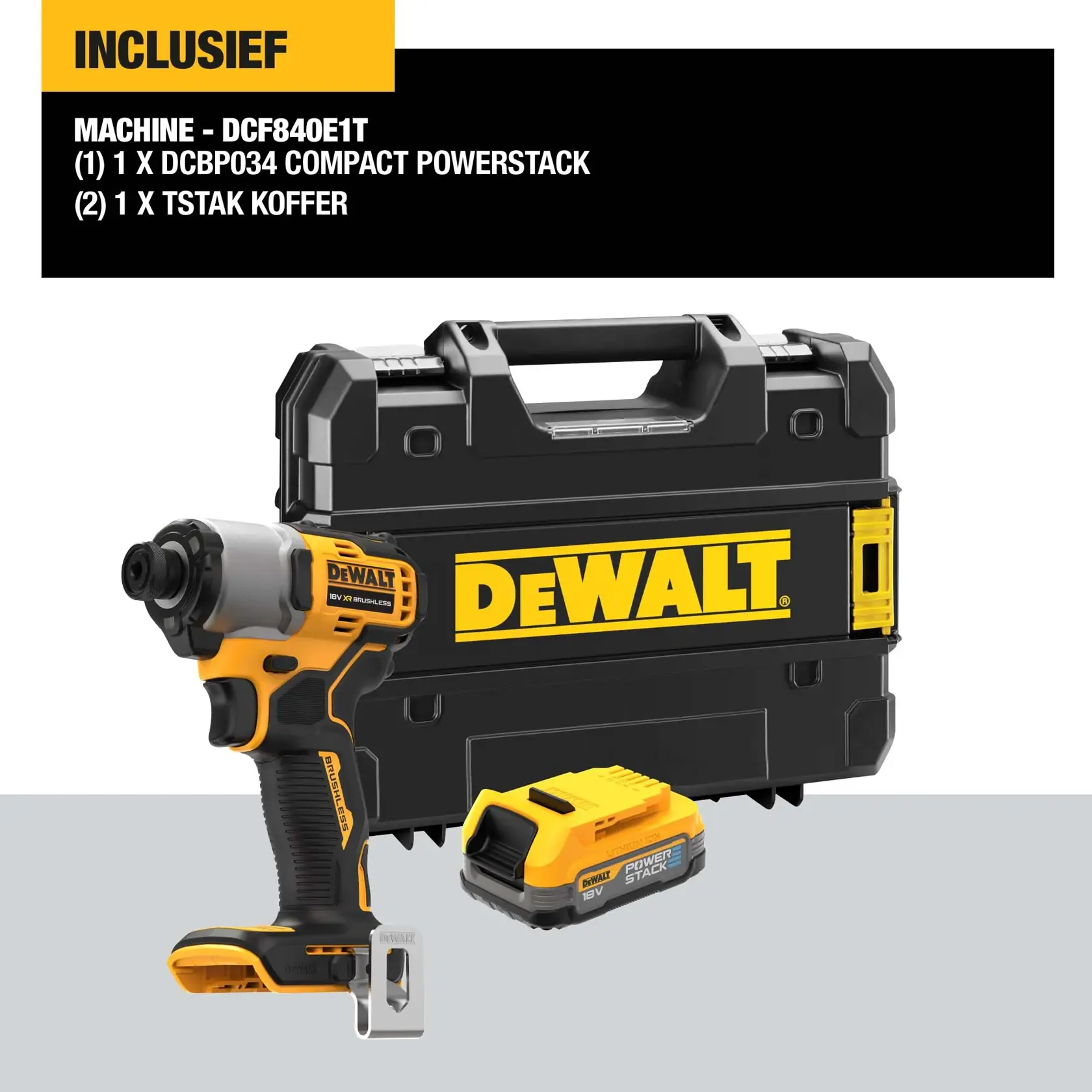 18V XR Brushless Slagschroevendraaier