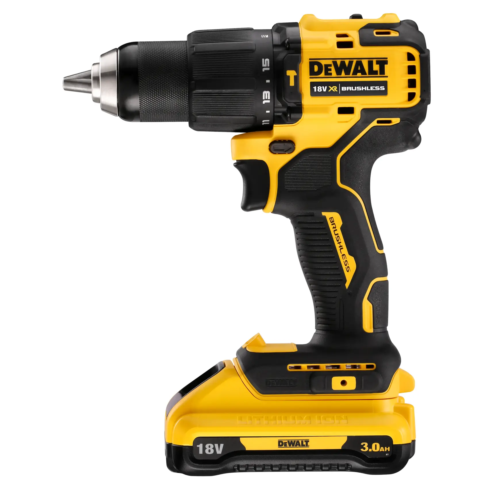 18V XR Brushless Compacte Schroef-/klopboormachine