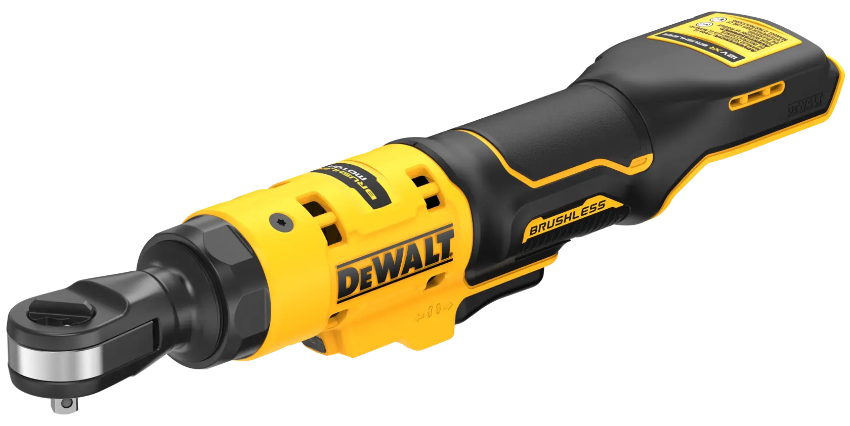 12V XR Brushless 1/4" haakse ratelsleutel (zonder accu en lader)