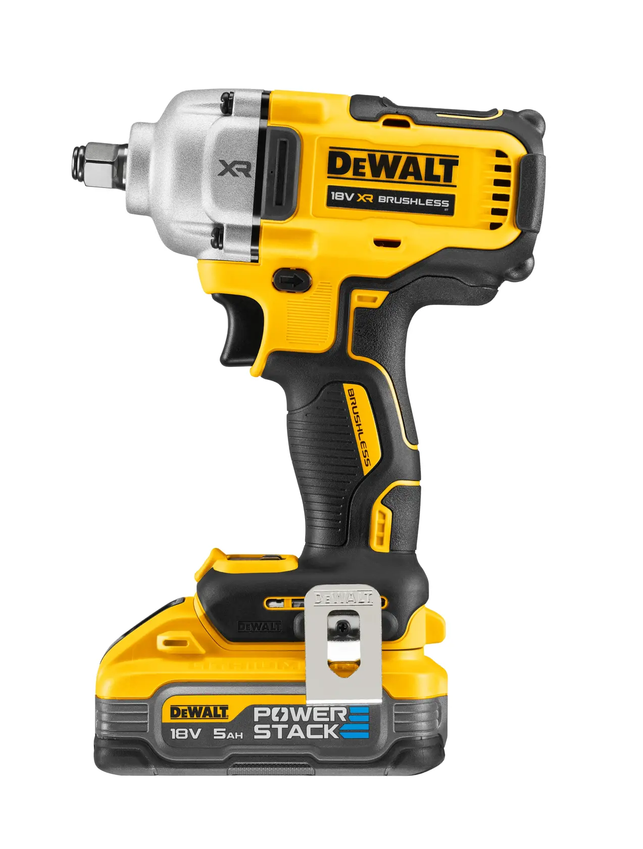 18V XR Brushless 1/2" Slagmoersleutel met frictiering aansluiting