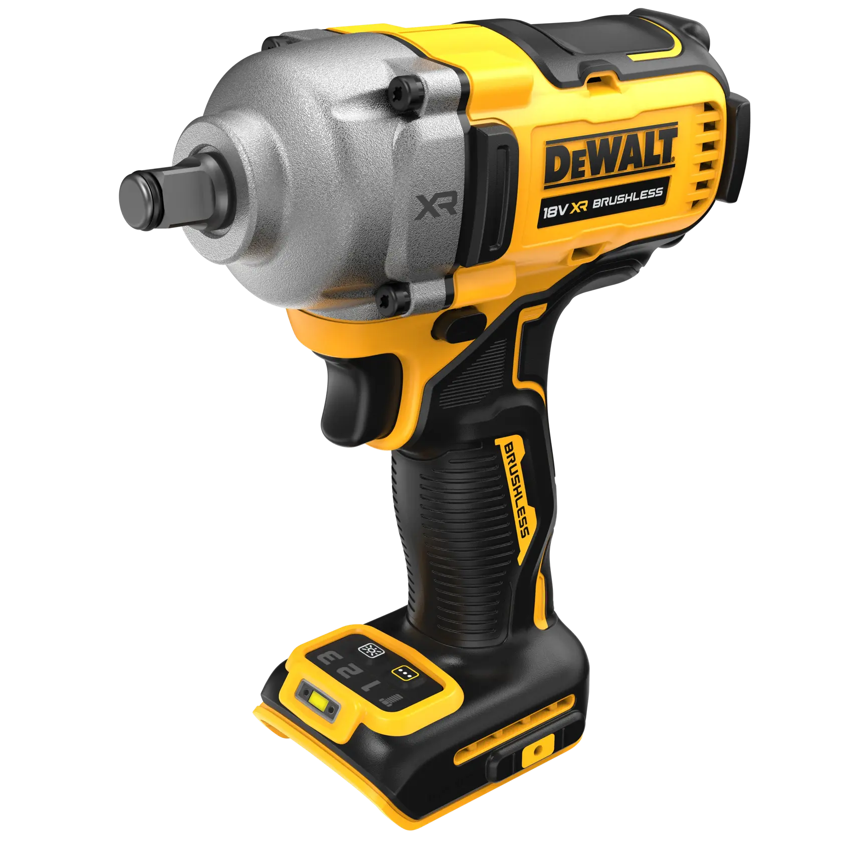 18V XR Brushless 1/2" Slagmoersleutel met frictiering aansluiting (zonder accu en lader)