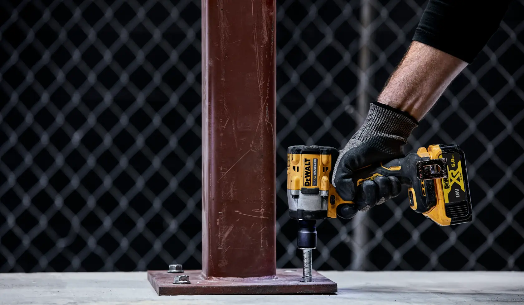 18V XR Brushless 1/2" Compacte Slagsmoersleutel met frictiering aansluiting