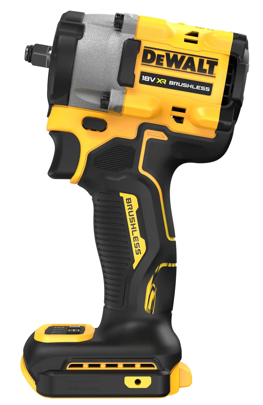 18V XR Brushless 3/8" Compacte Slagsmoersleutel met frictiering aansluiting