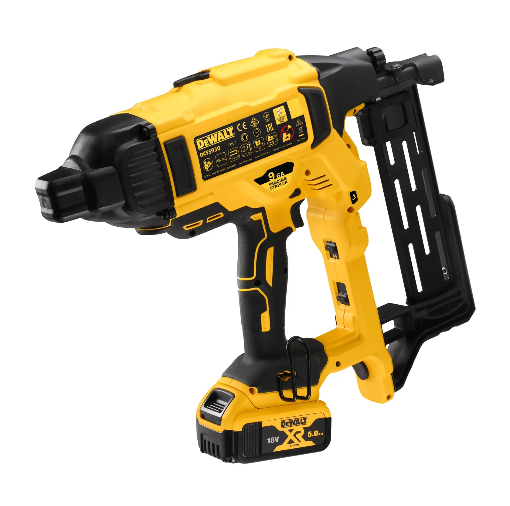 18V XR BRUSHLESS NIETMACHINE - 2 X 5AH