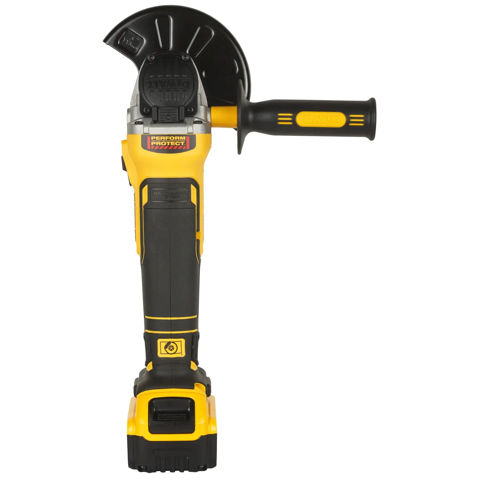 18V 125mm Brushless Haakse slijper met schuifschakelaar 2x 5.0Ah in TSTAK®