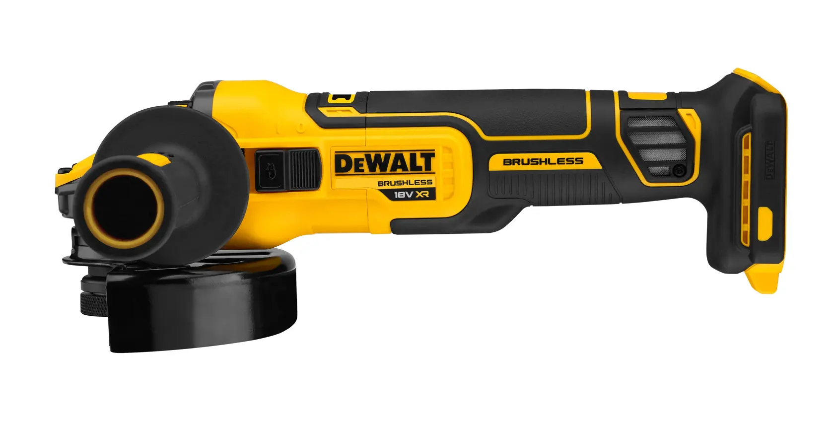 DEWALT® 18V XR® borstelloze 125mm haakse slijper met FLEXVOLT® ADVANTAGE™ (alleen gereedschap)