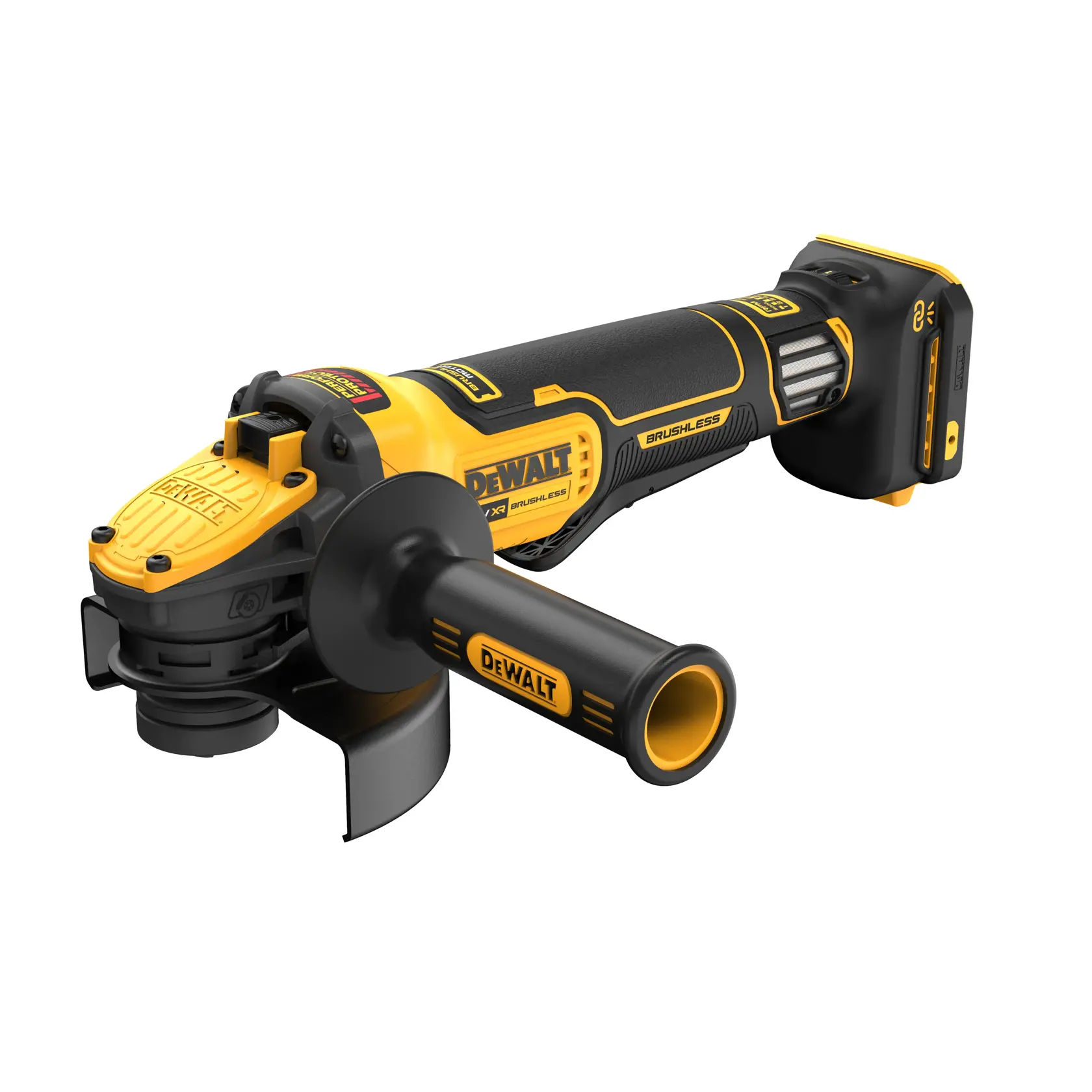 18V XR 125mm haakse slijper met variabele snelheid