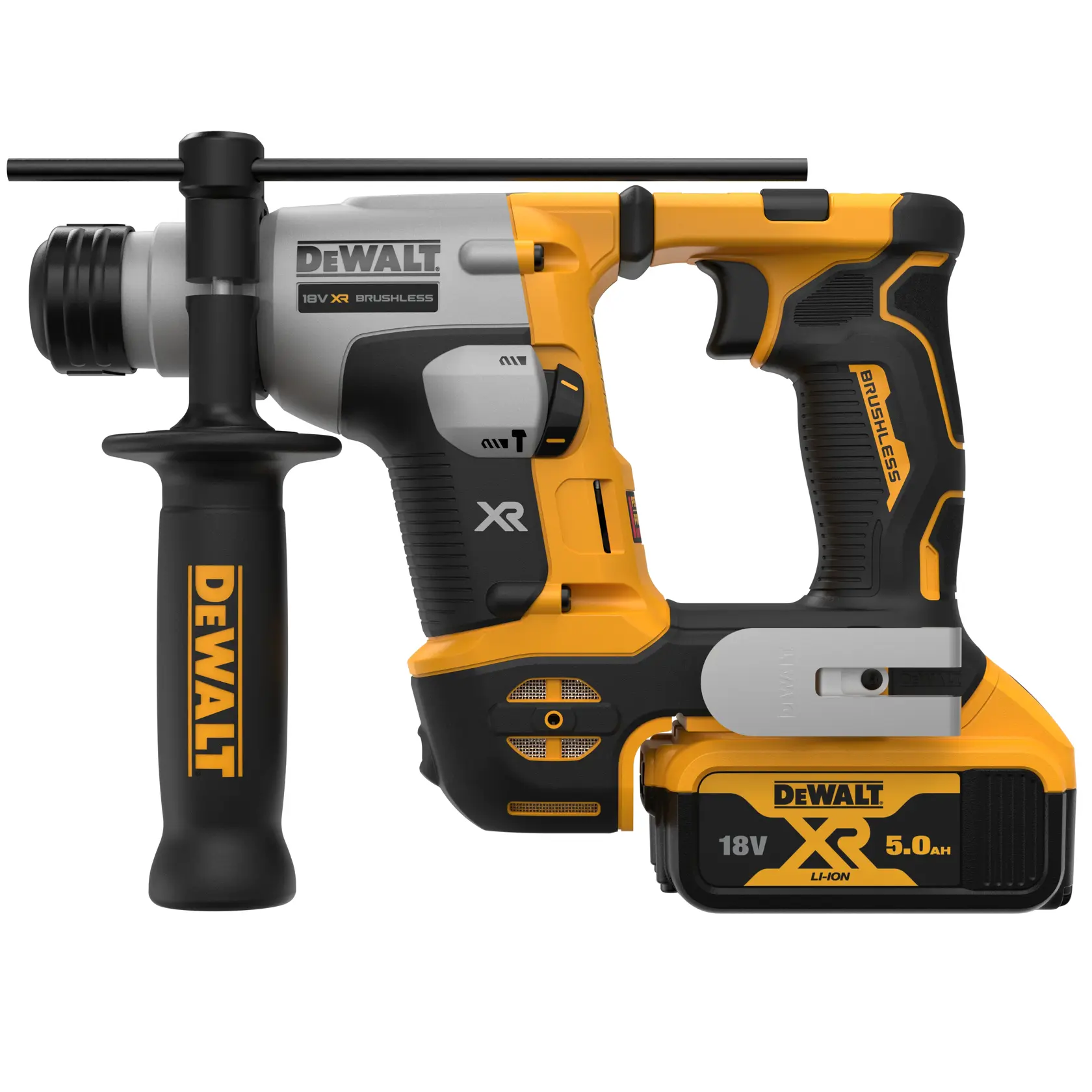 18V XR Brushless 16mm SDS-Plus boormachine - 2 x 5Ah