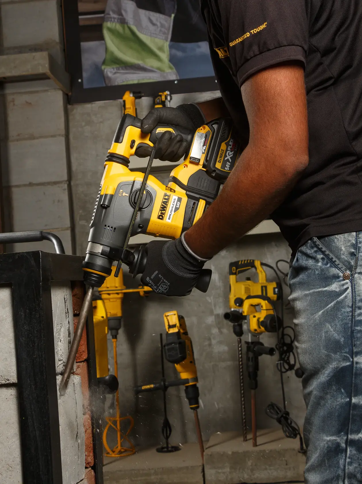54V XR Flexvolt SDS+ Combihamer 3,5J - body in TSTAK® koffer
