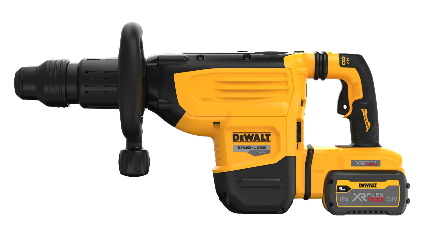 54V XR Flexvolt SDS-Max hakhamer - 2 X 9Ah