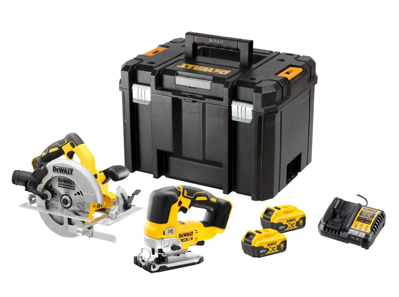 18V XR Brushless Twin Kit - 2 x 5.0Ah