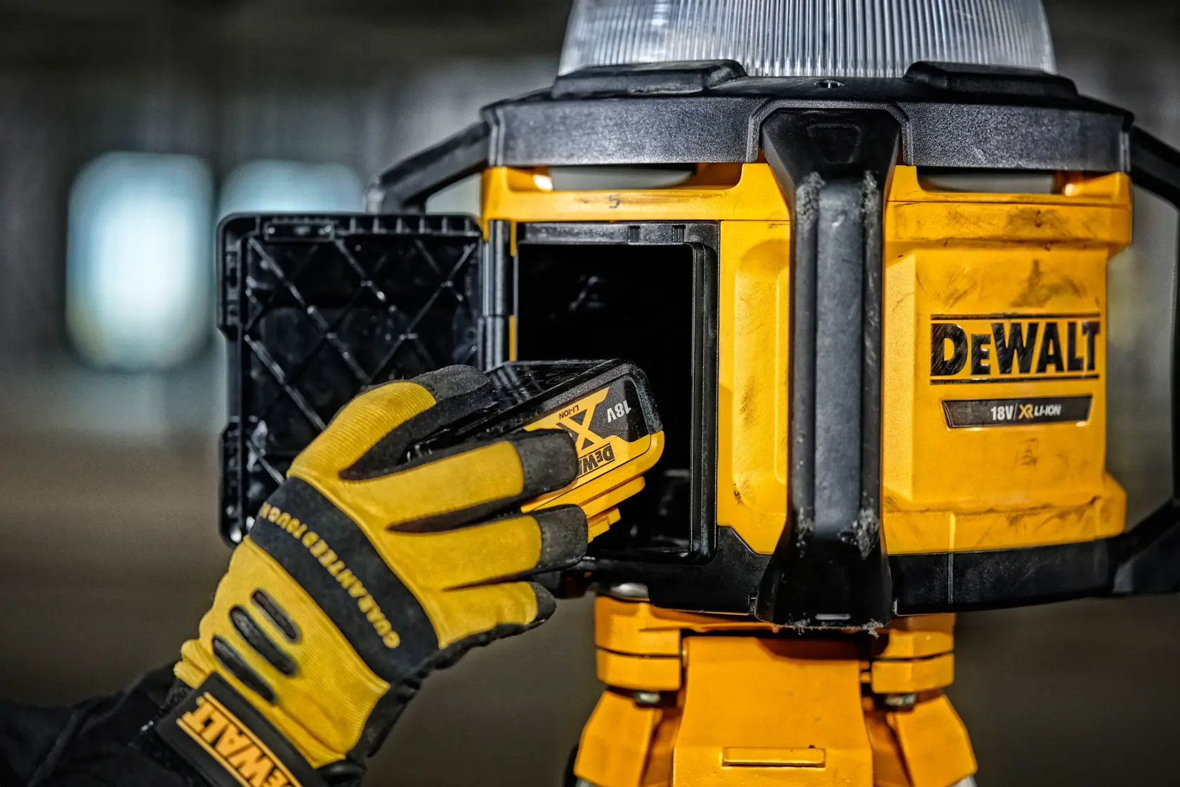 18V XR TOOL CONNECT Bouwlamp (zonder accu's en lader)