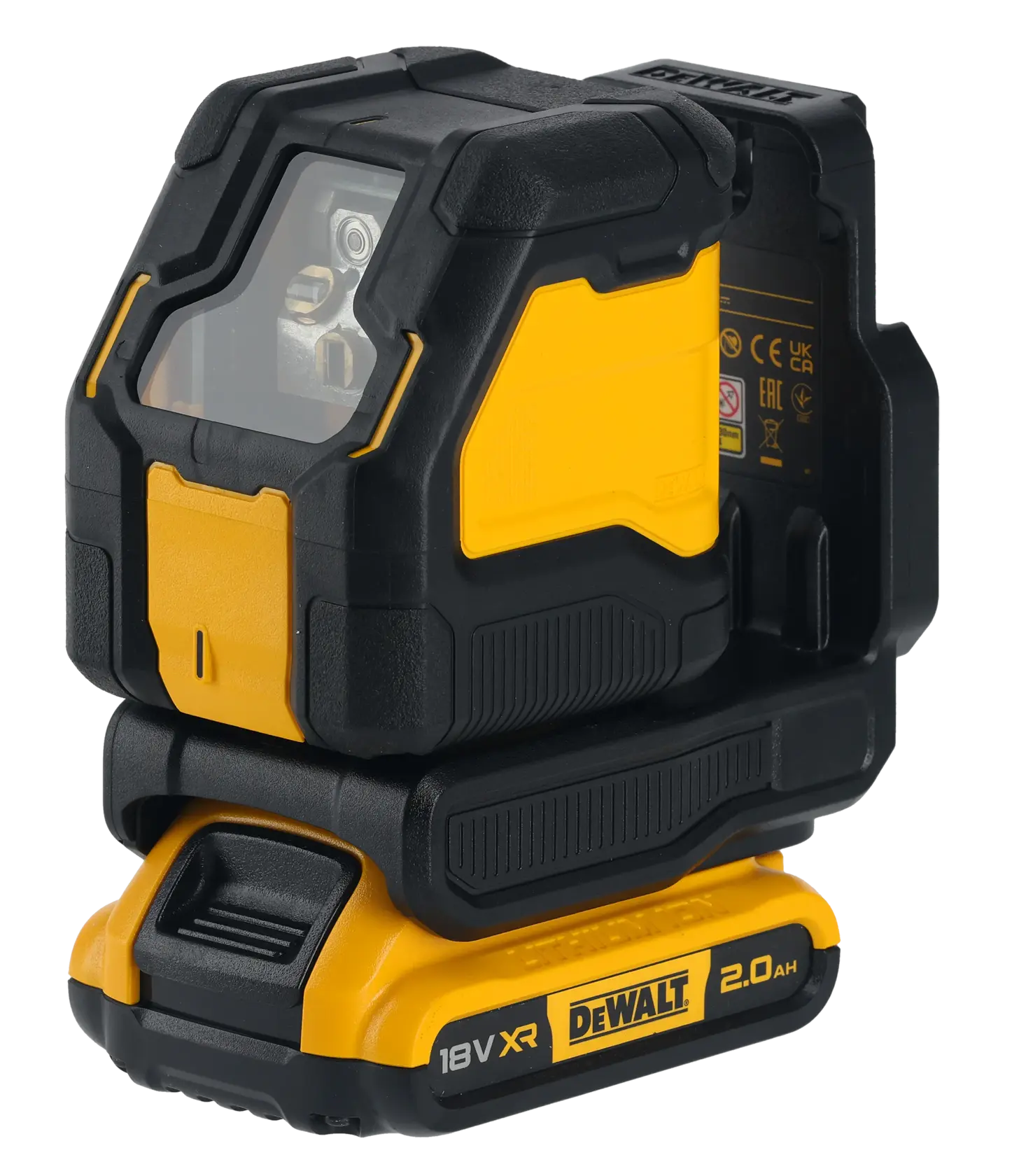 18V Kruislijnlaser Compact, 1x2Ah - Groen