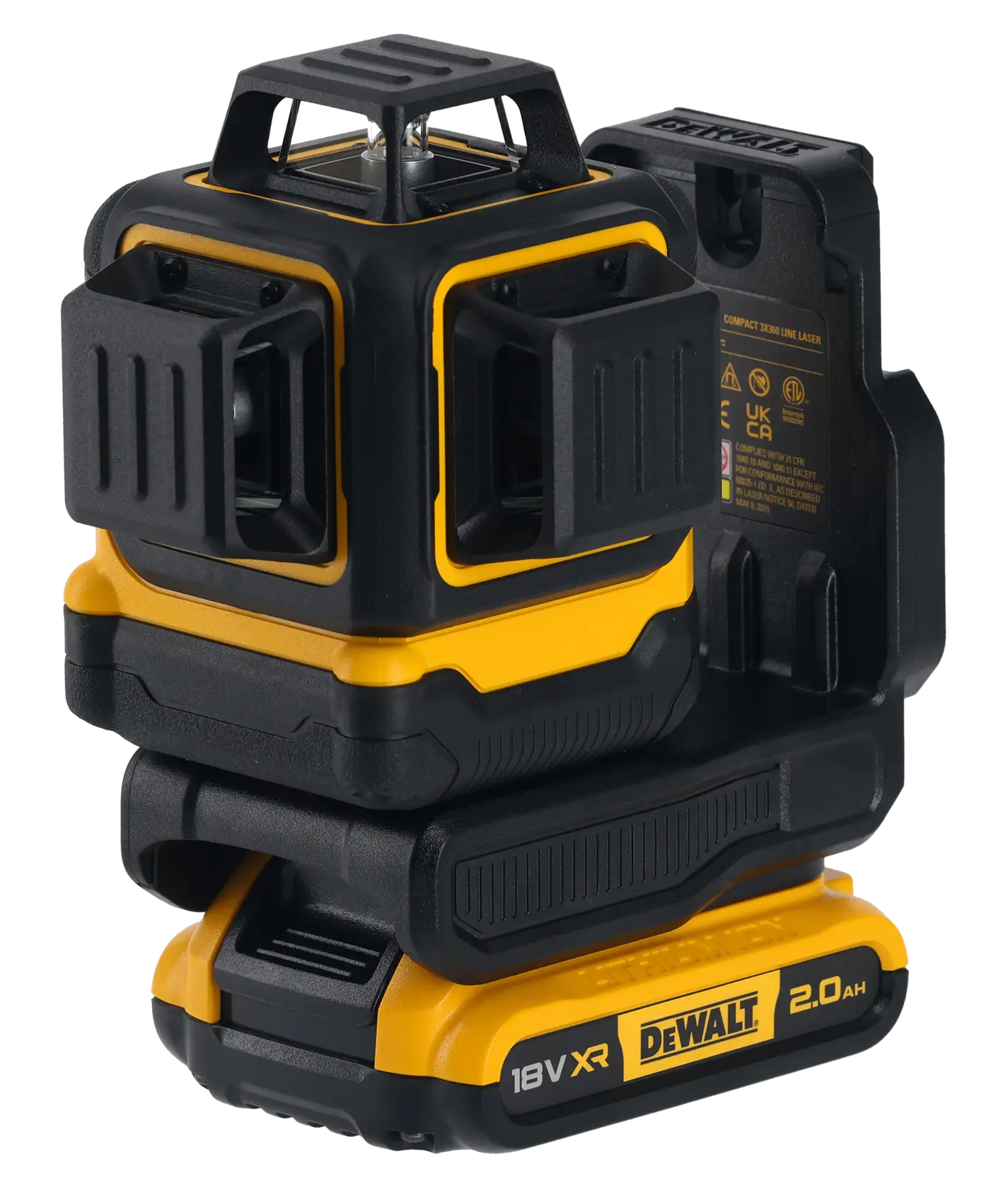 18V XR 3x360° Compact Laser (groen)
