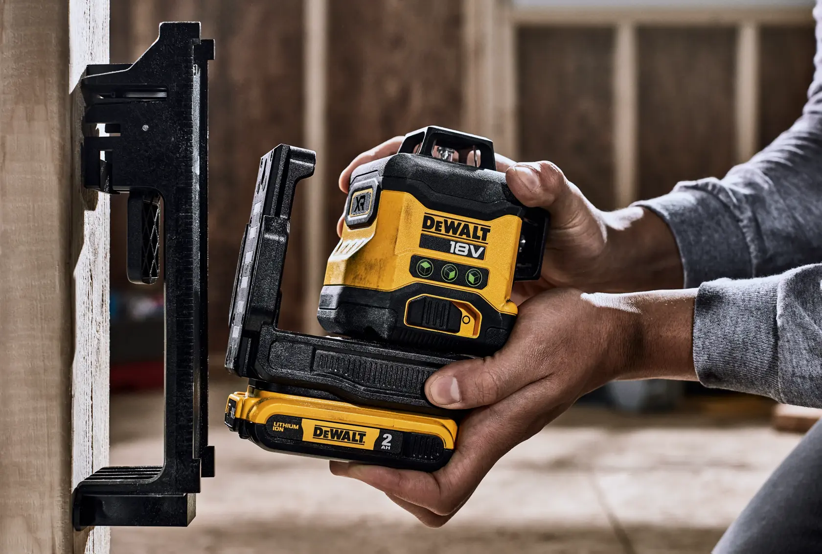 18V XR 3x360° Compact Laser (groen) (zonder accu en lader)