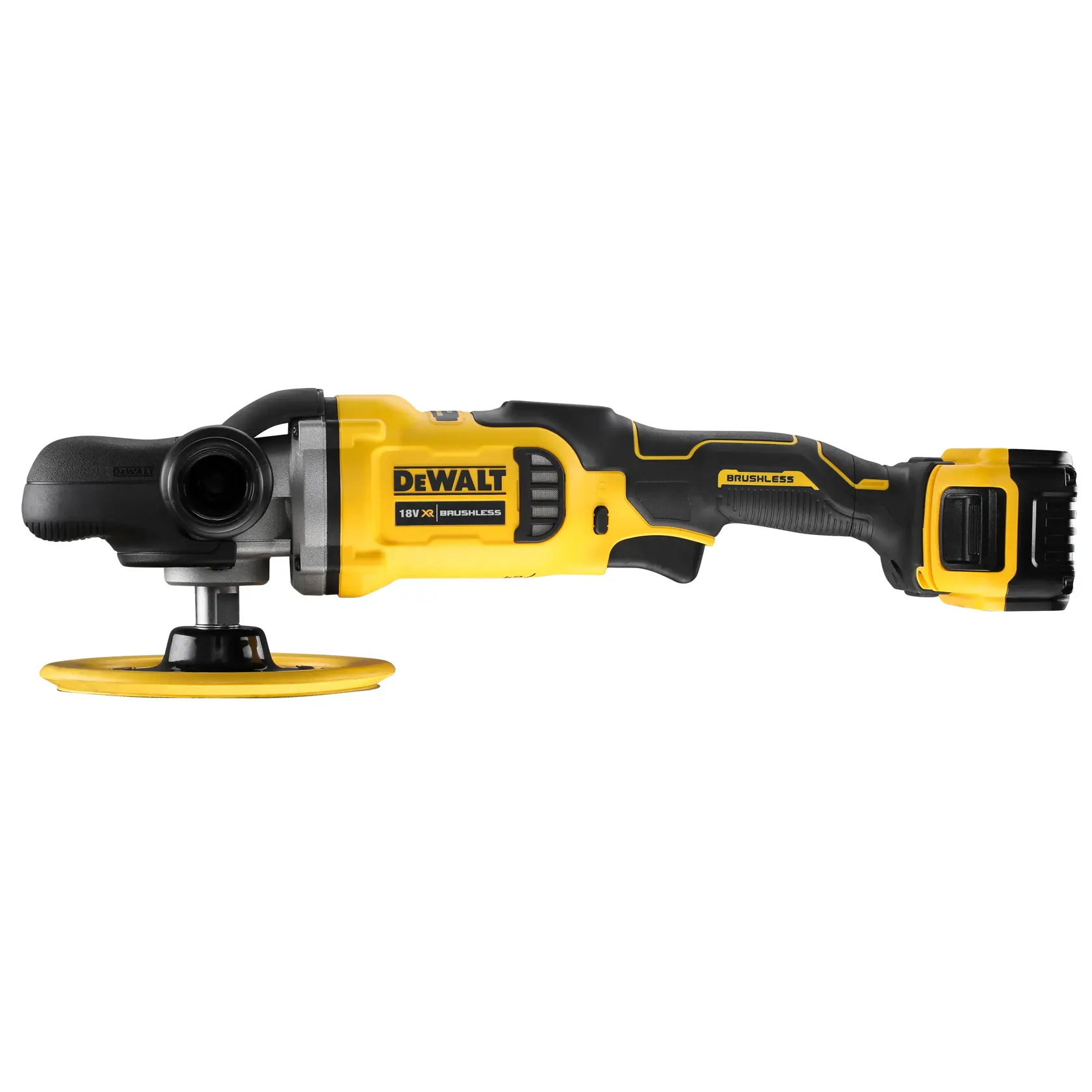 18V XR Brushless Haakse polijstmachine 125-180mm 2x 5.0Ah