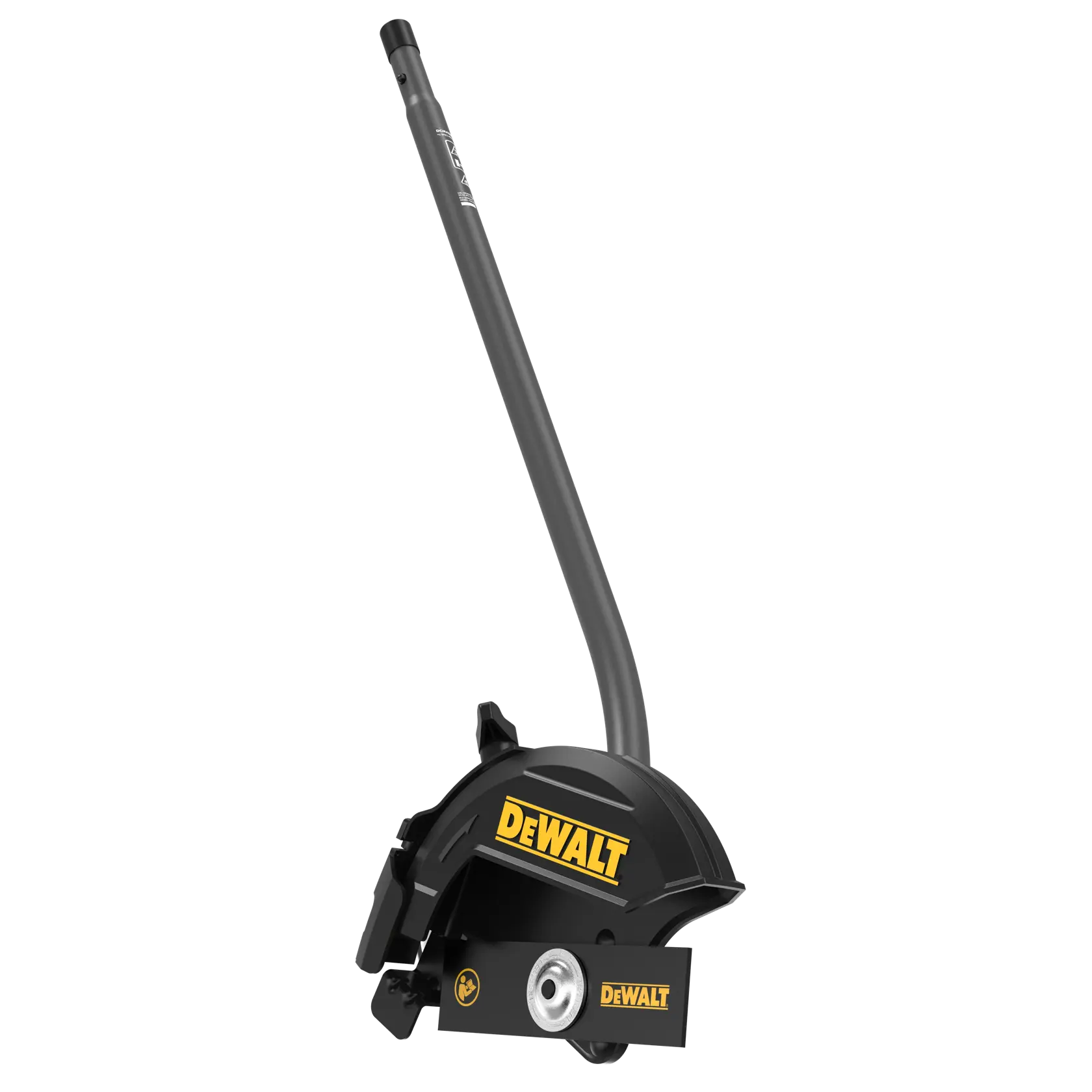 DEWALT-Fotografieaufsatz, SKUs DCMASED9N, DCMASED9N-XE, schwarz-gelbes Design.