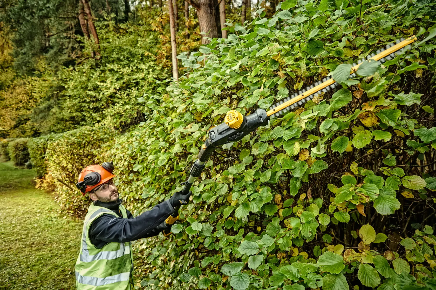 18V XR Brushless Heggenschaar op steel (zonder accu en lader)