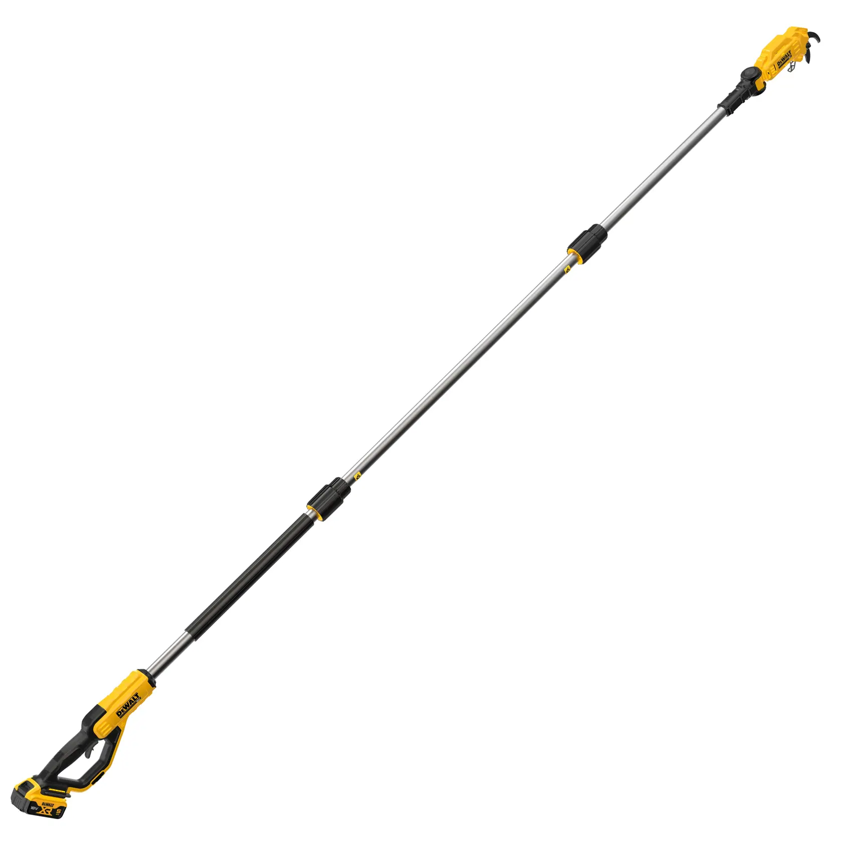 18V XR Snoeischaar op steel (met 5.0Ah accu en lader)