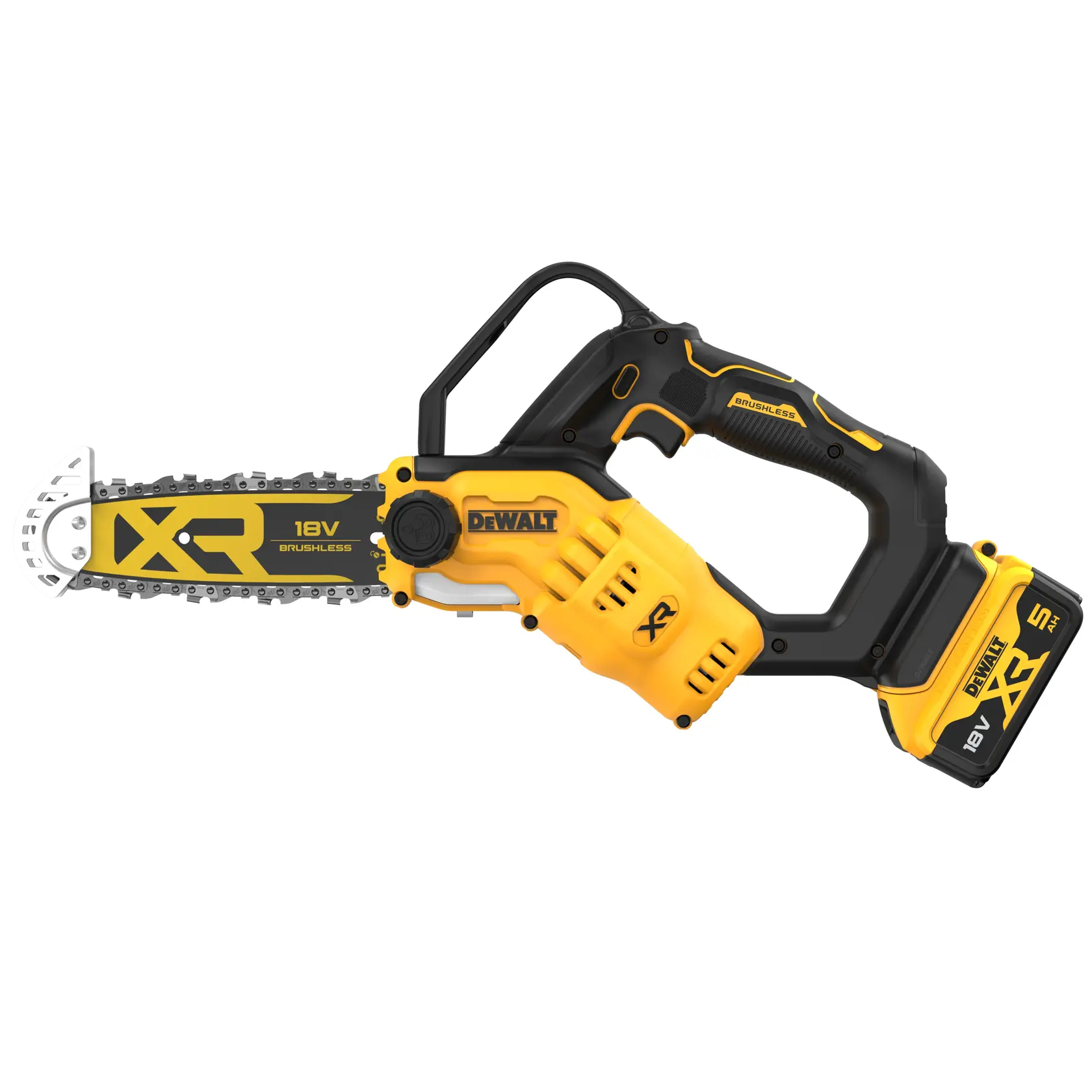 18V XR Brushless Snoeizaag 20cm (met 5.0Ah accu en lader)