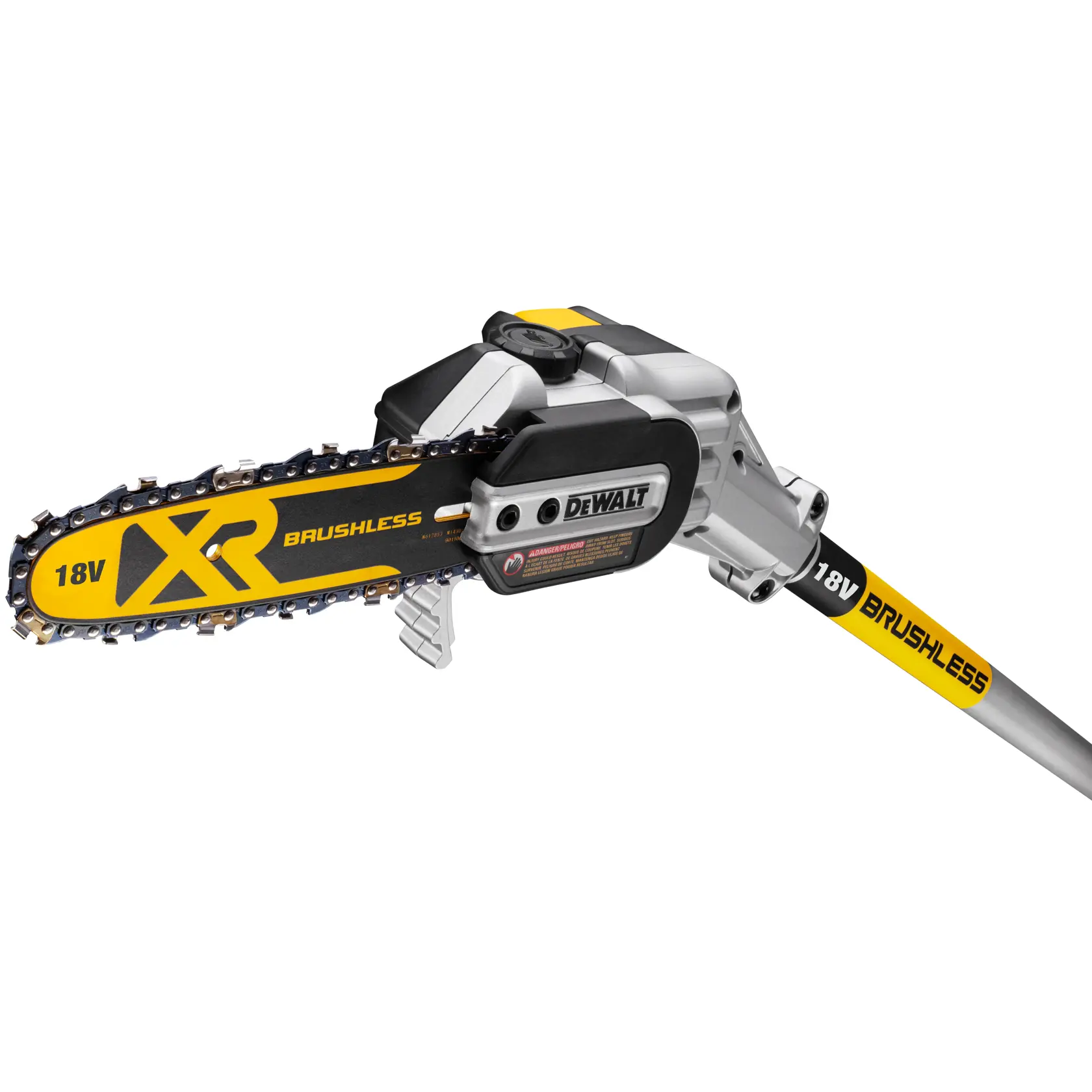 18V XR Brushless Kettingzaag op steel 20cm
