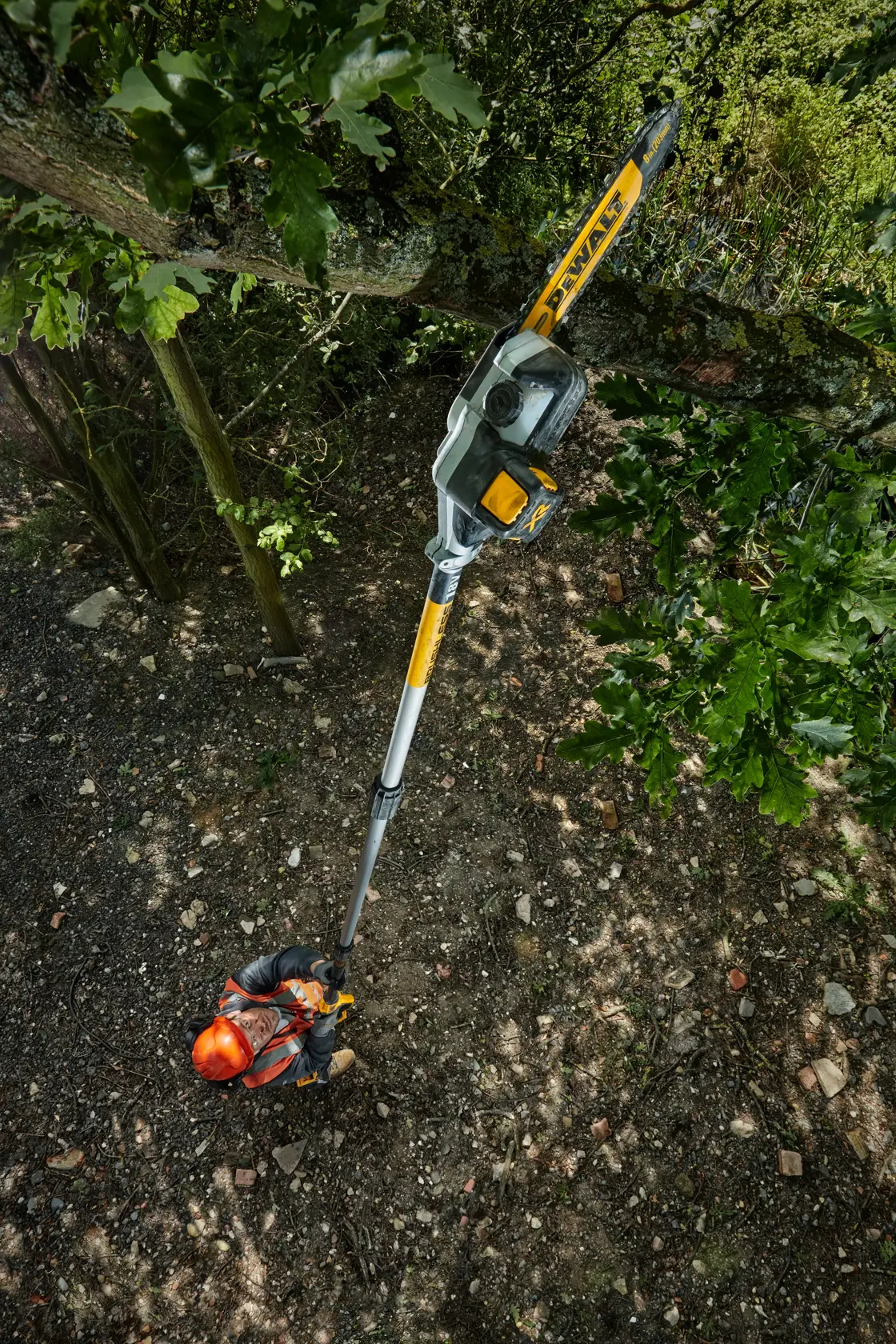 18V XR Brushless Kettingzaag op steel 20cm