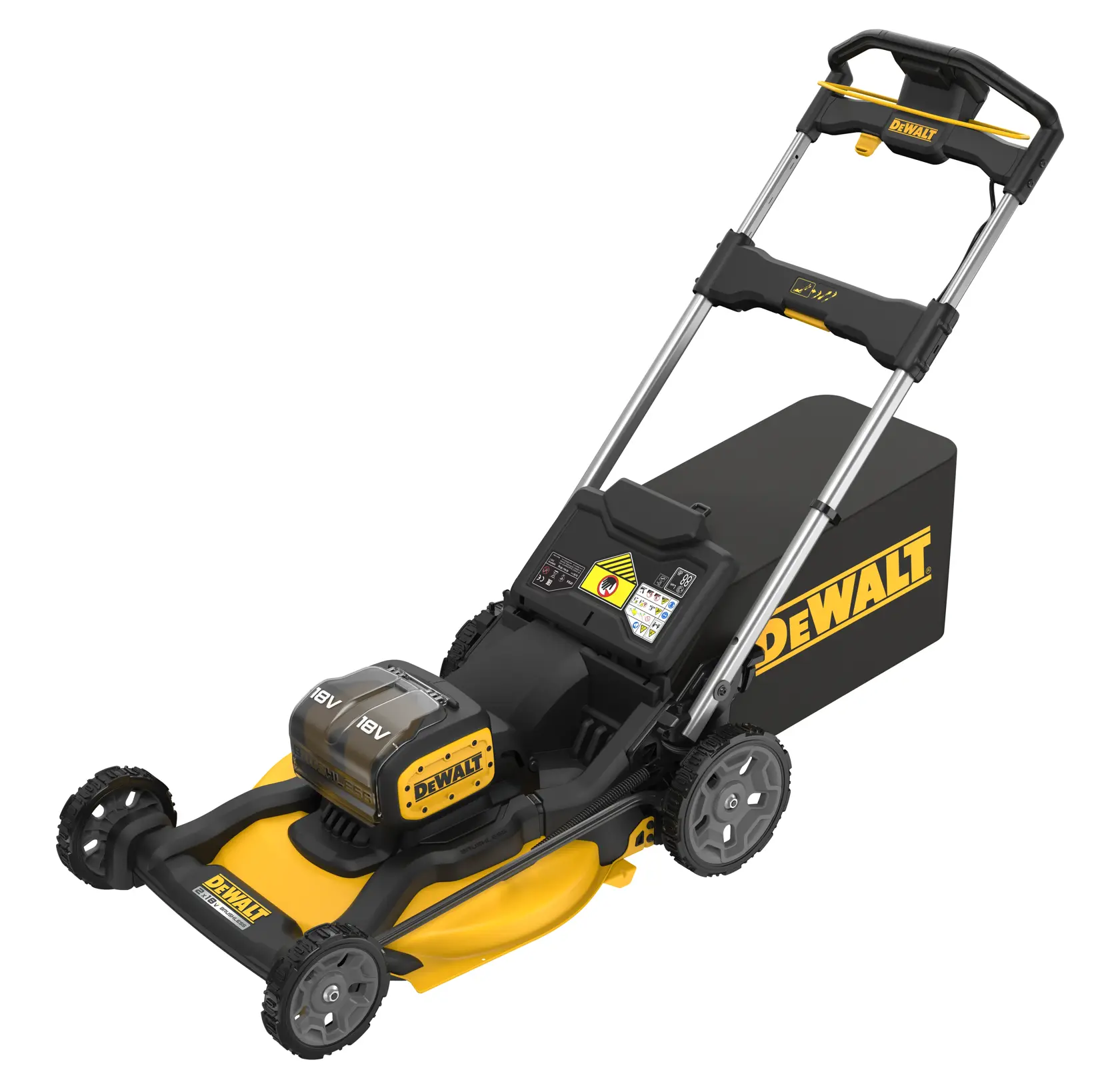36V (2x 18V XR) Brushless Grasmaaier 53cm (zonder accu en lader)