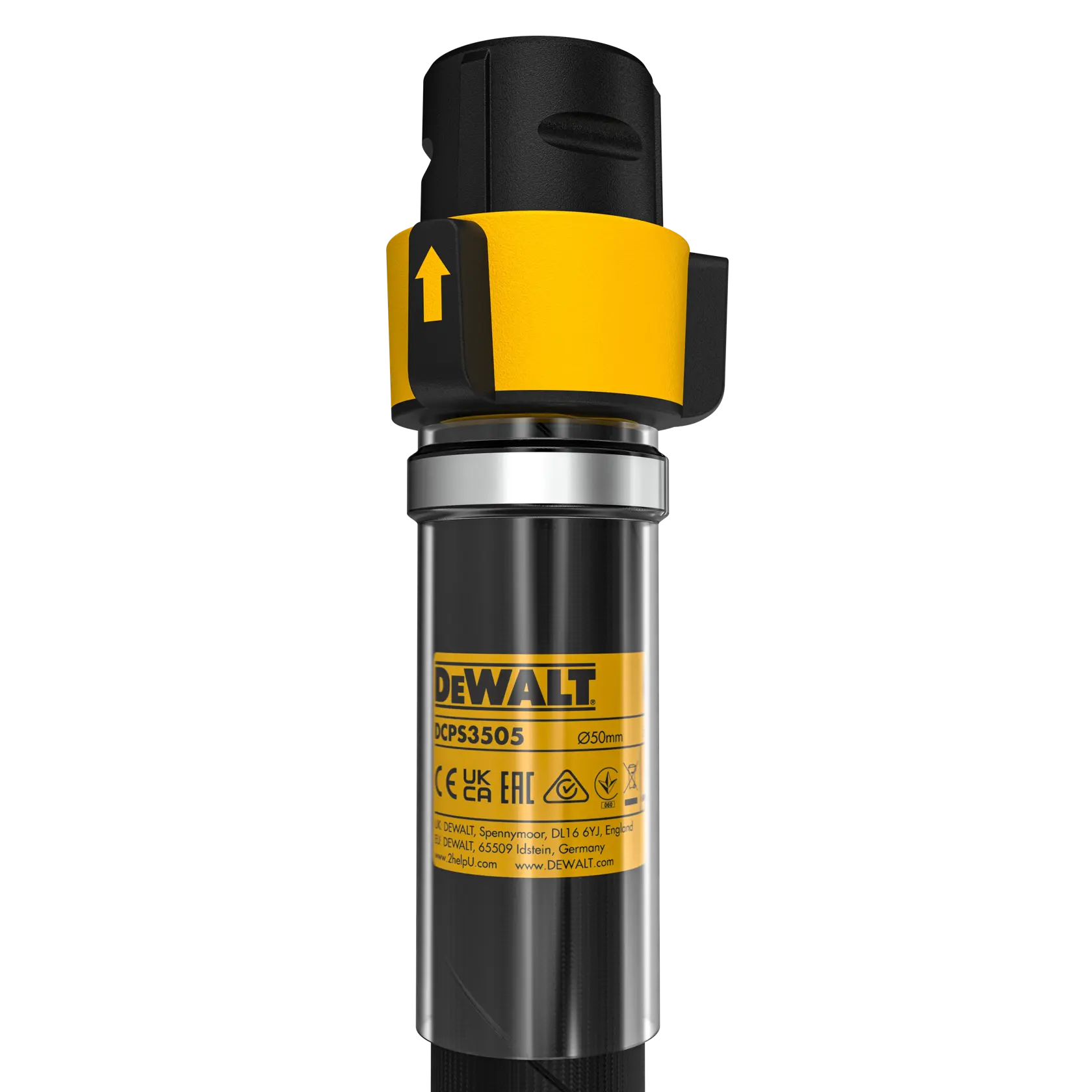 DEWALT® POWERSHIFT™ Trilnaald 50 mm trilkop / 5m slang