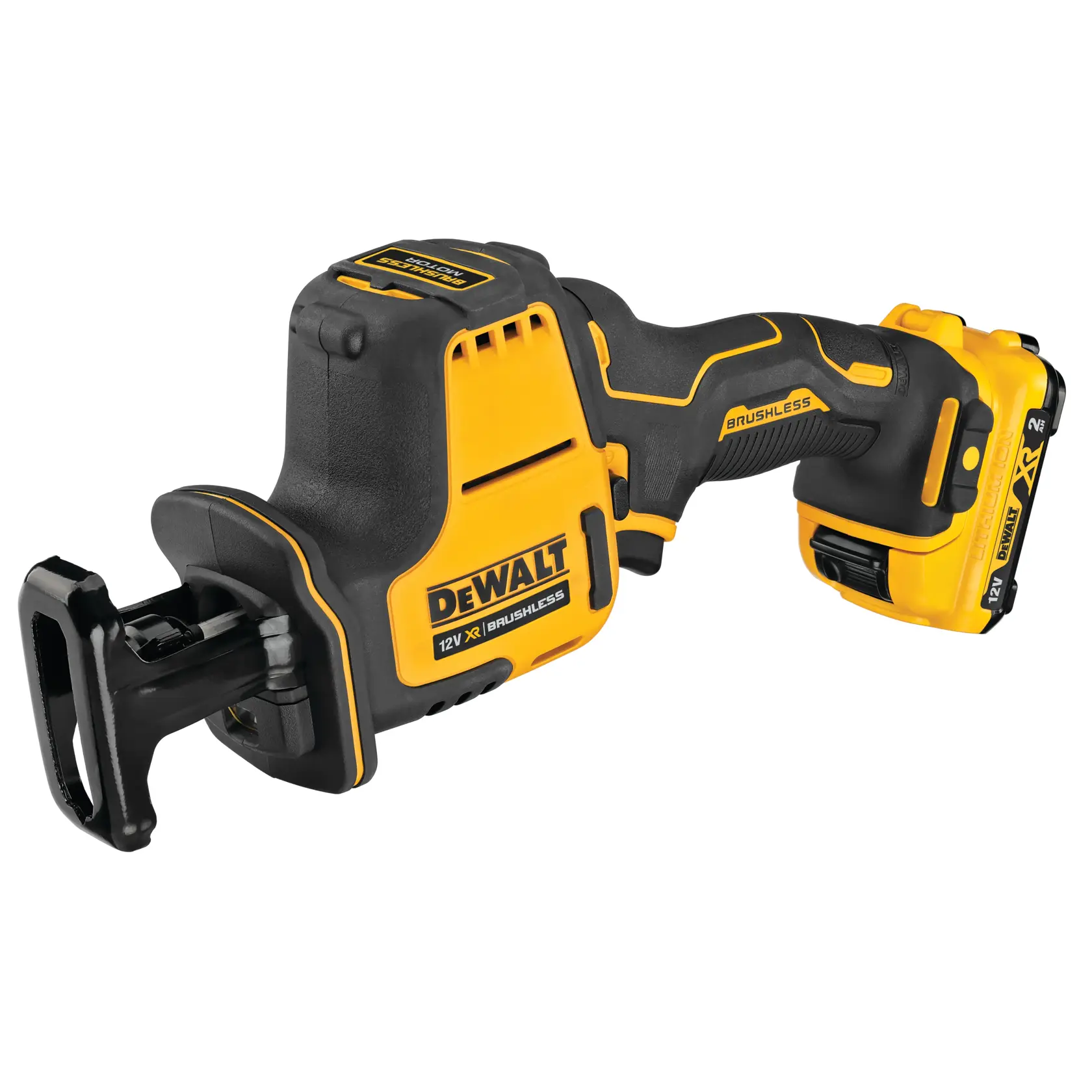 12V XR Brushless Compacte Reciprozaag 2x 2.0Ah in TSTAK® koffer