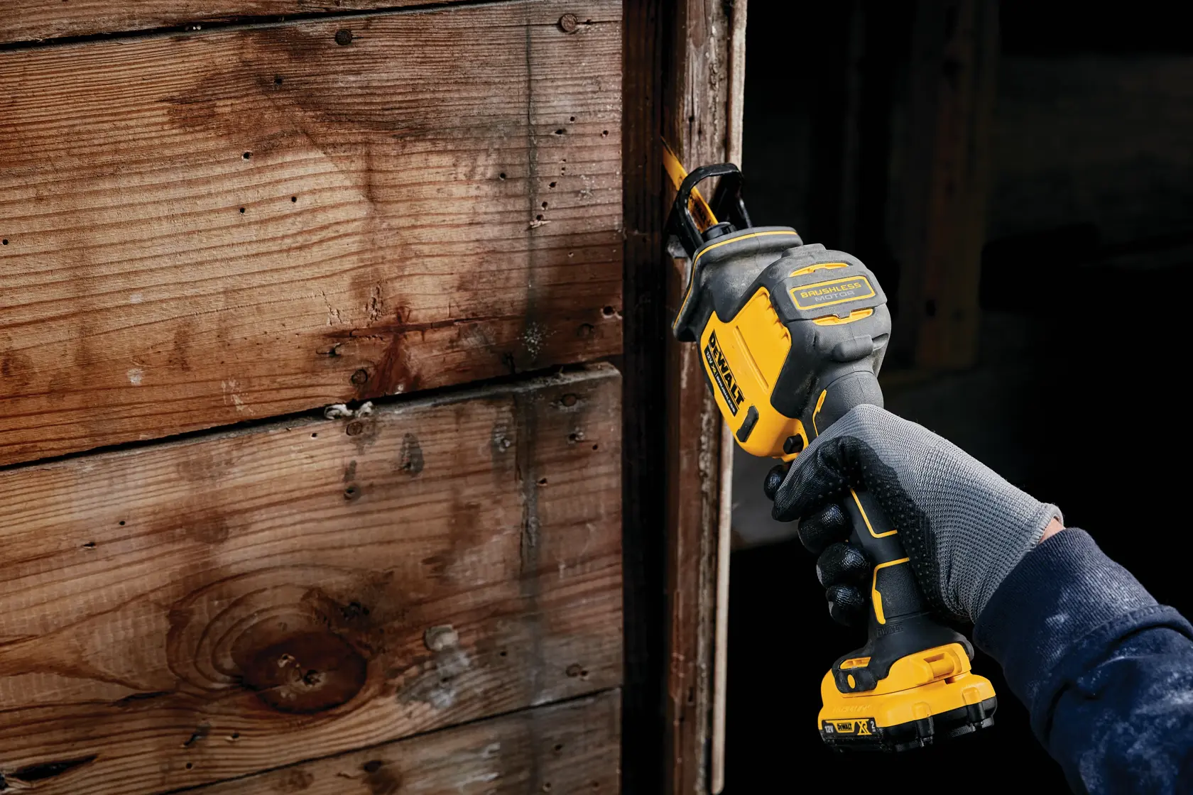 12V XR Brushless Compacte Reciprozaag 2x 2.0Ah in TSTAK® koffer