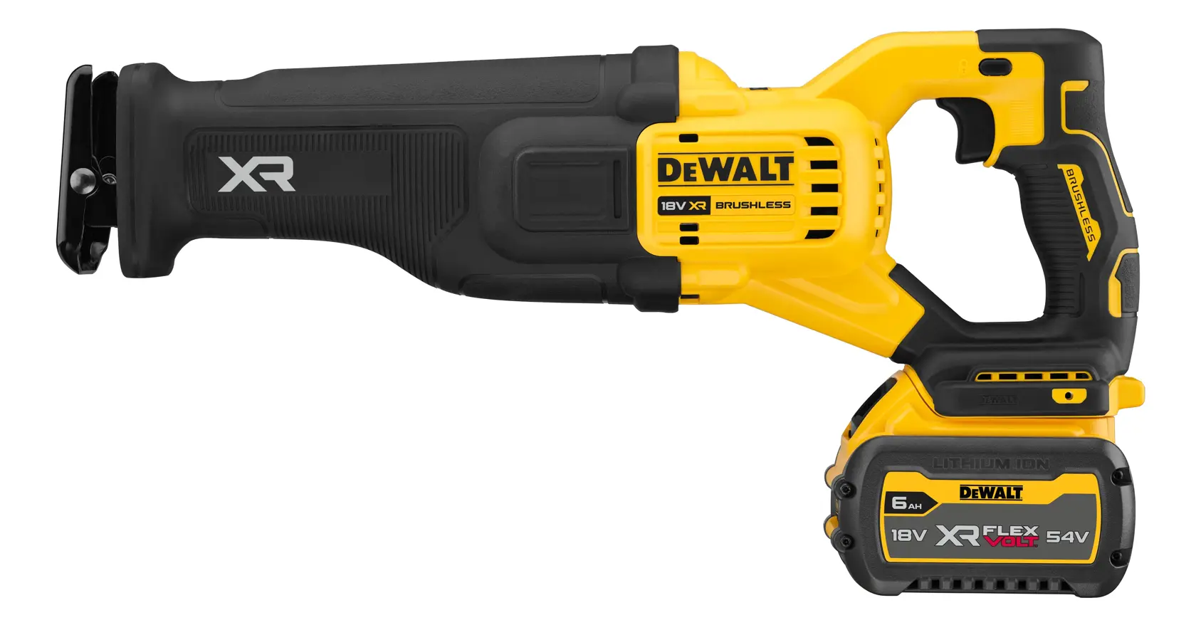 DEWALT® 18V XR® borstelloze reciprozaag - 1 x 6Ah