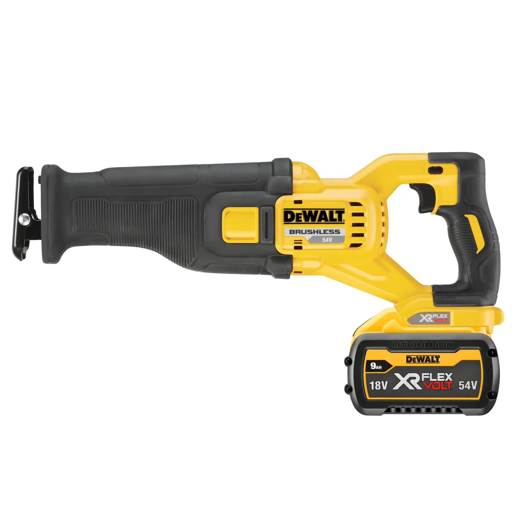 54V XR Flexvolt Reciprozaag - 2x 9.0Ah accu's en snellader