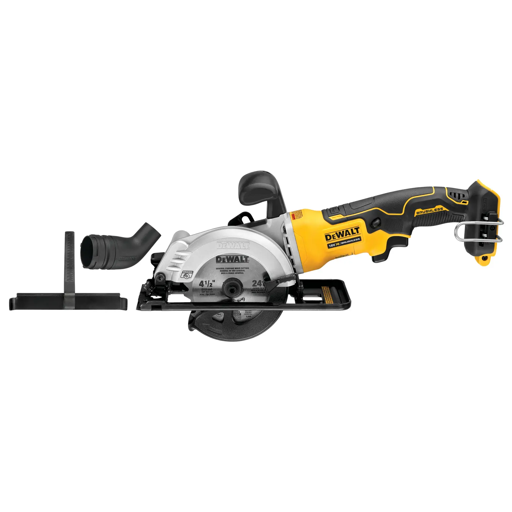 18V XR Brushless 115mm Cirkelzaag in TSTAK® koffer - zonder accu en lader