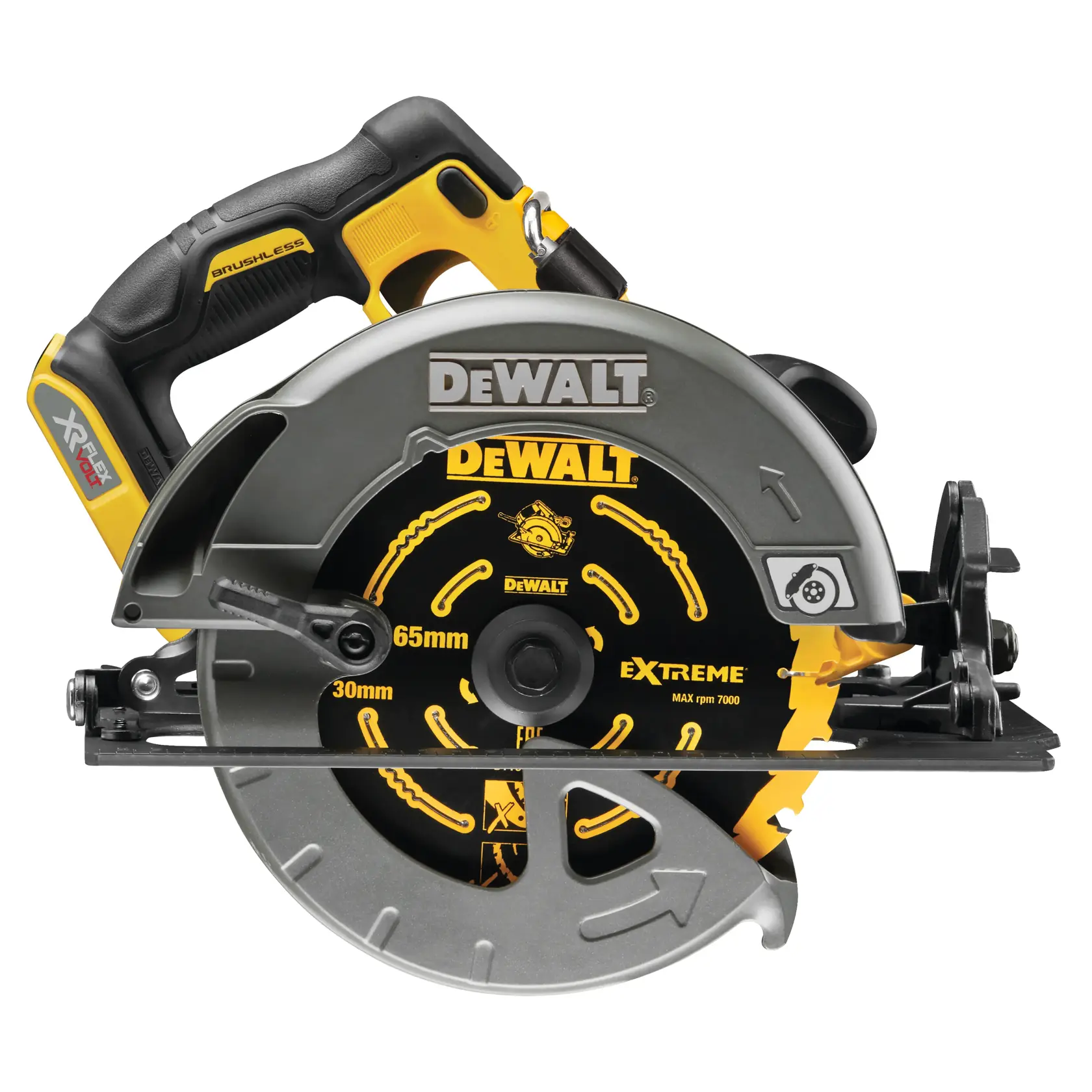 54V XR Flexvolt 190mm Cirkelzaag in TSTAK® koffer - zonder accu en lader