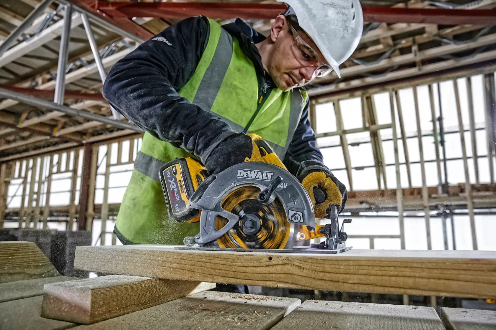 54V XR Flexvolt 190mm Cirkelzaag in TSTAK® koffer - zonder accu en lader