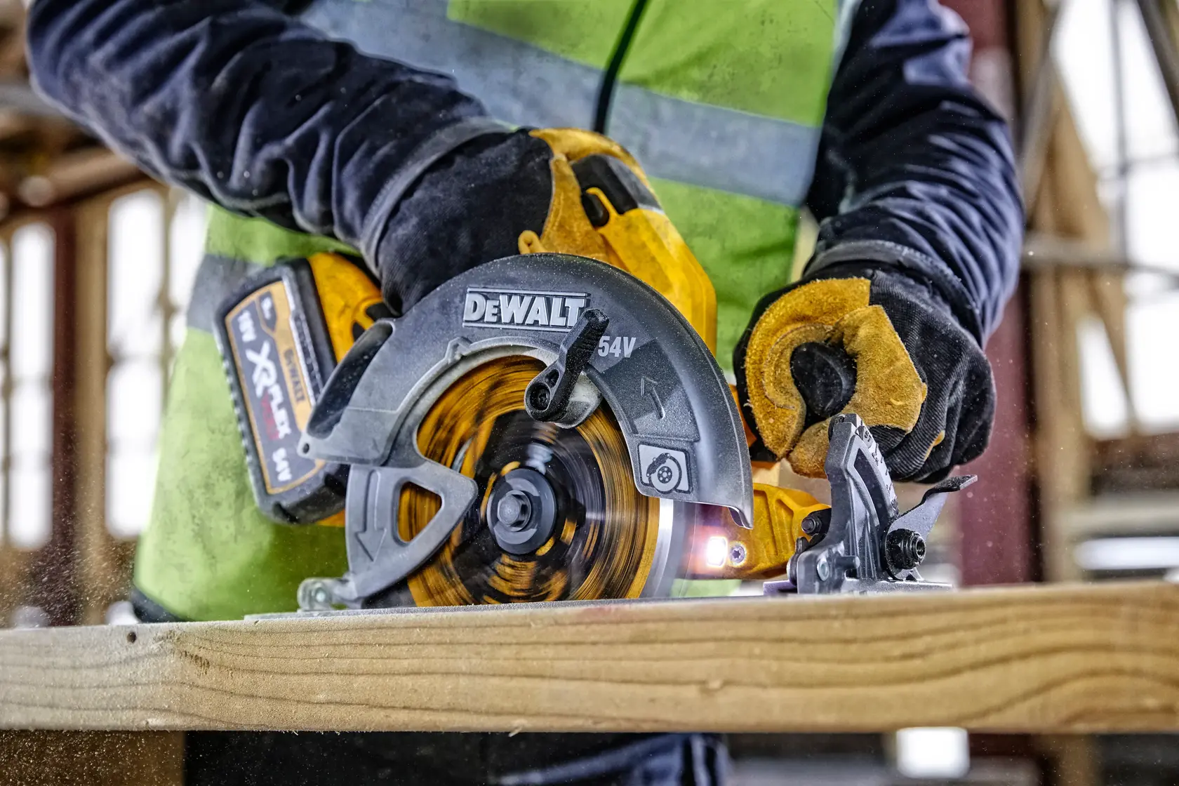 54V XR Flexvolt 190mm Cirkelzaag in TSTAK® koffer - zonder accu en lader