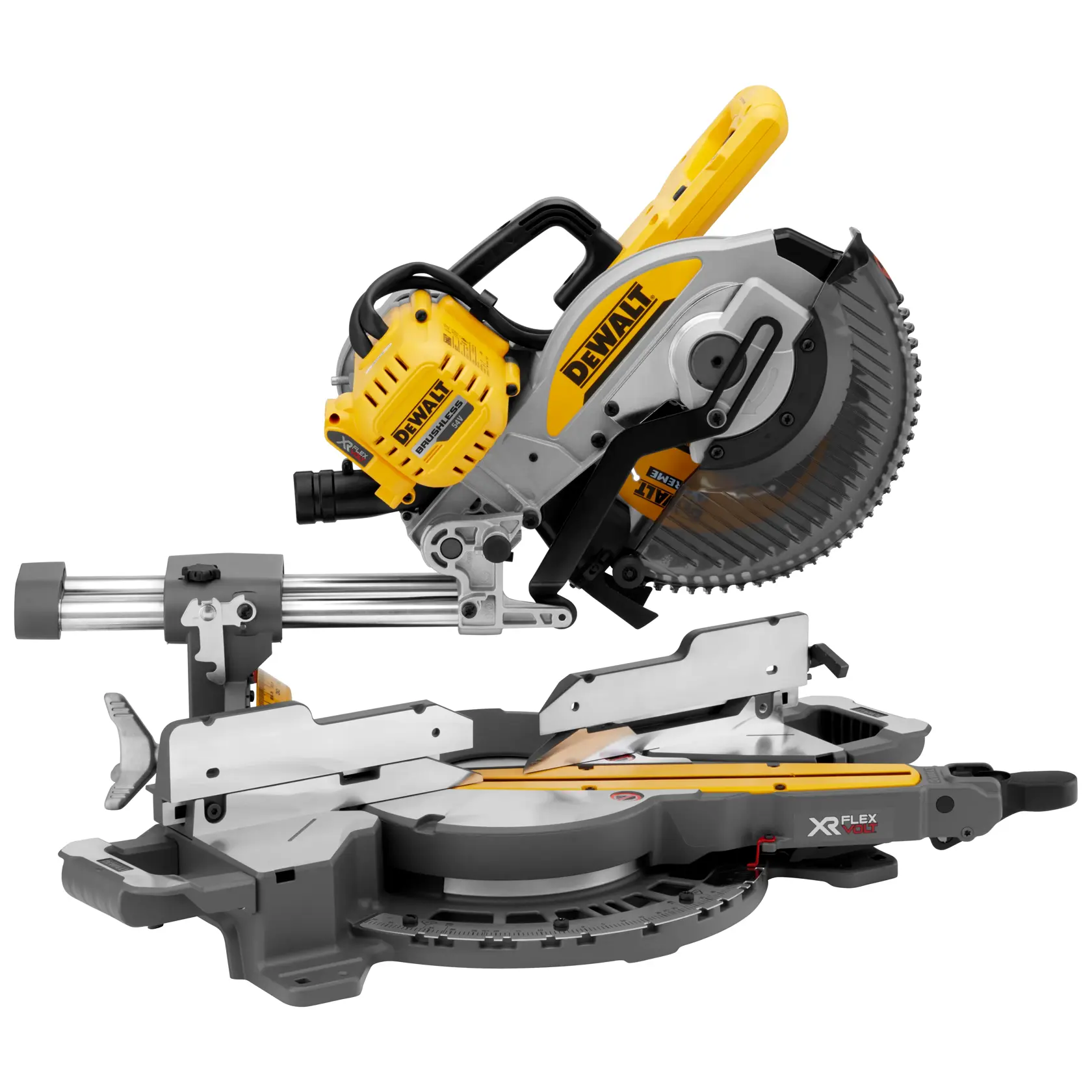 54V XR Flexvolt 250mm Afkort- en verstekzaag - zonder accu en lader