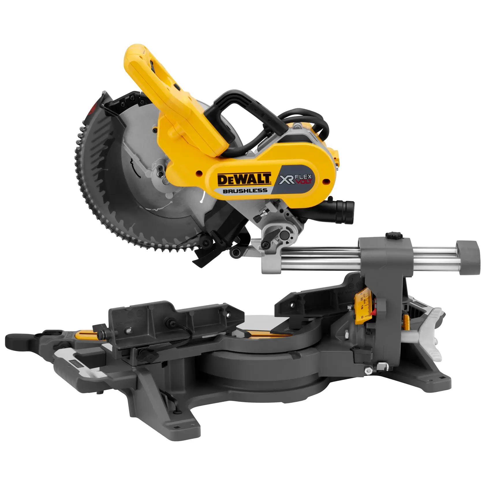 54V XR Flexvolt 250mm Afkort- en verstekzaag - zonder accu en lader