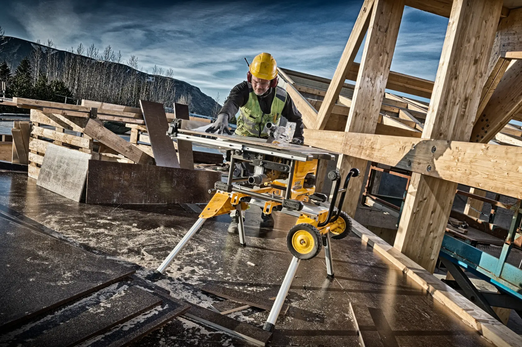 54V XR Flexvolt 210mm Tafelzaag- Body in karton