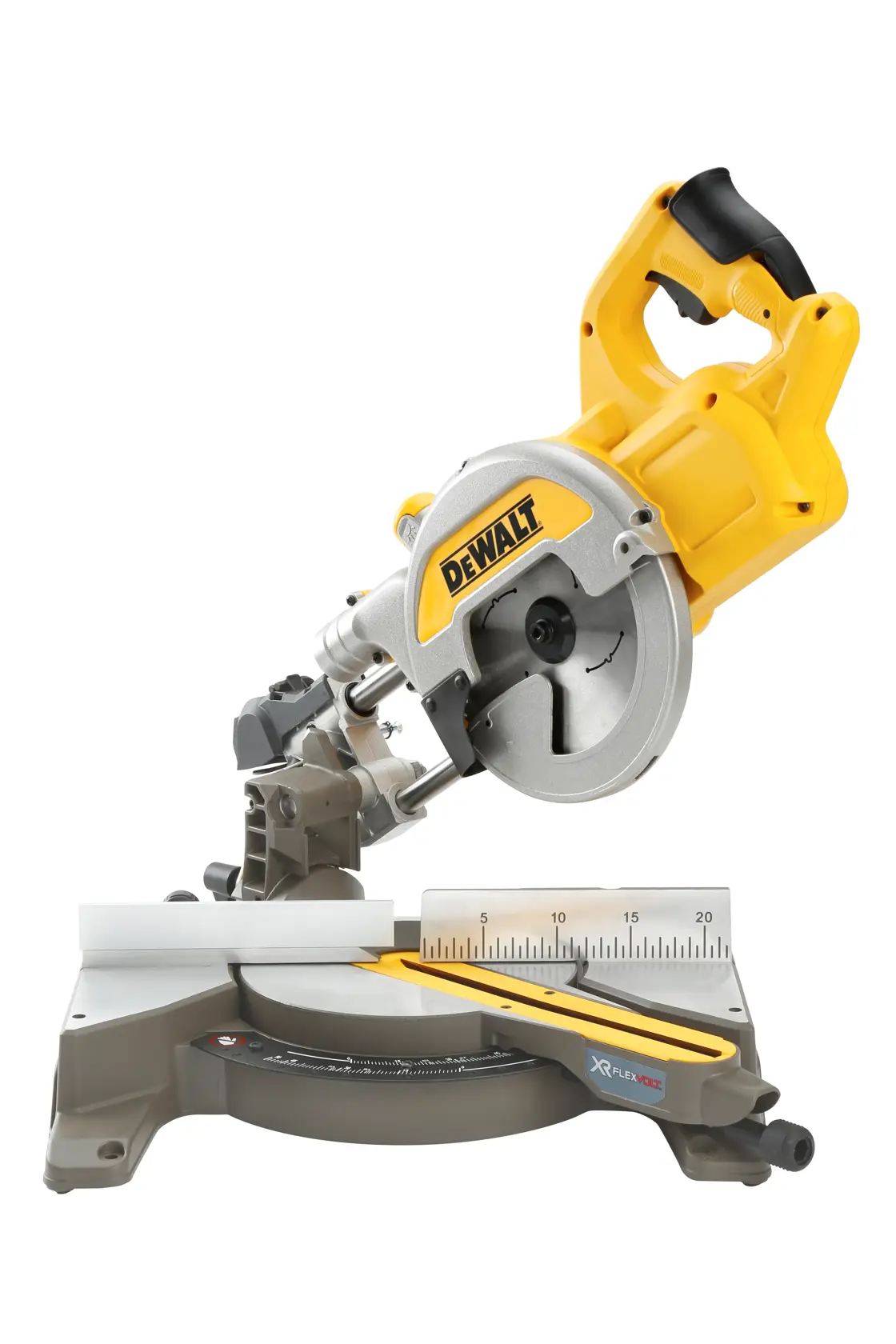 54V XR Flexvolt 216mm Afkort- en verstekzaag - 2x 6,0Ah accu en snellader