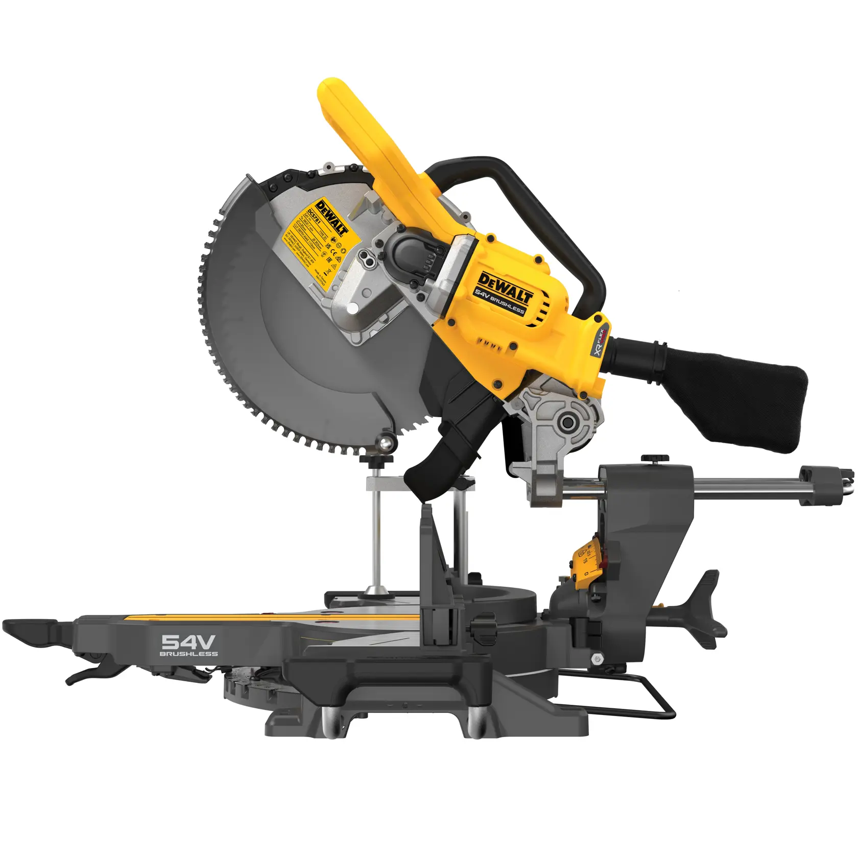 54V XR Flexvolt Afkort-/verstekzaag 305mm (zonder accu en lader)