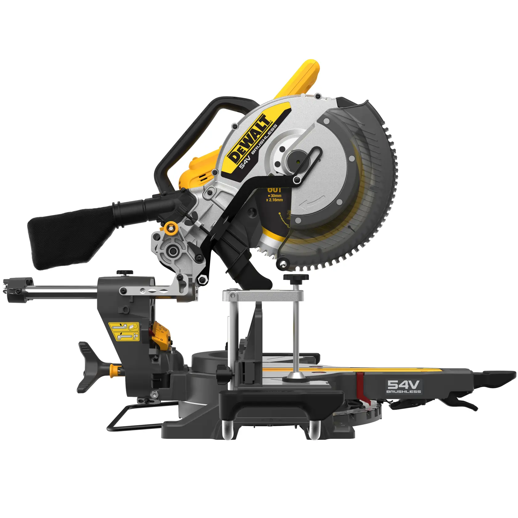 54V XR Flexvolt Afkort-/verstekzaag 305mm (zonder accu en lader)
