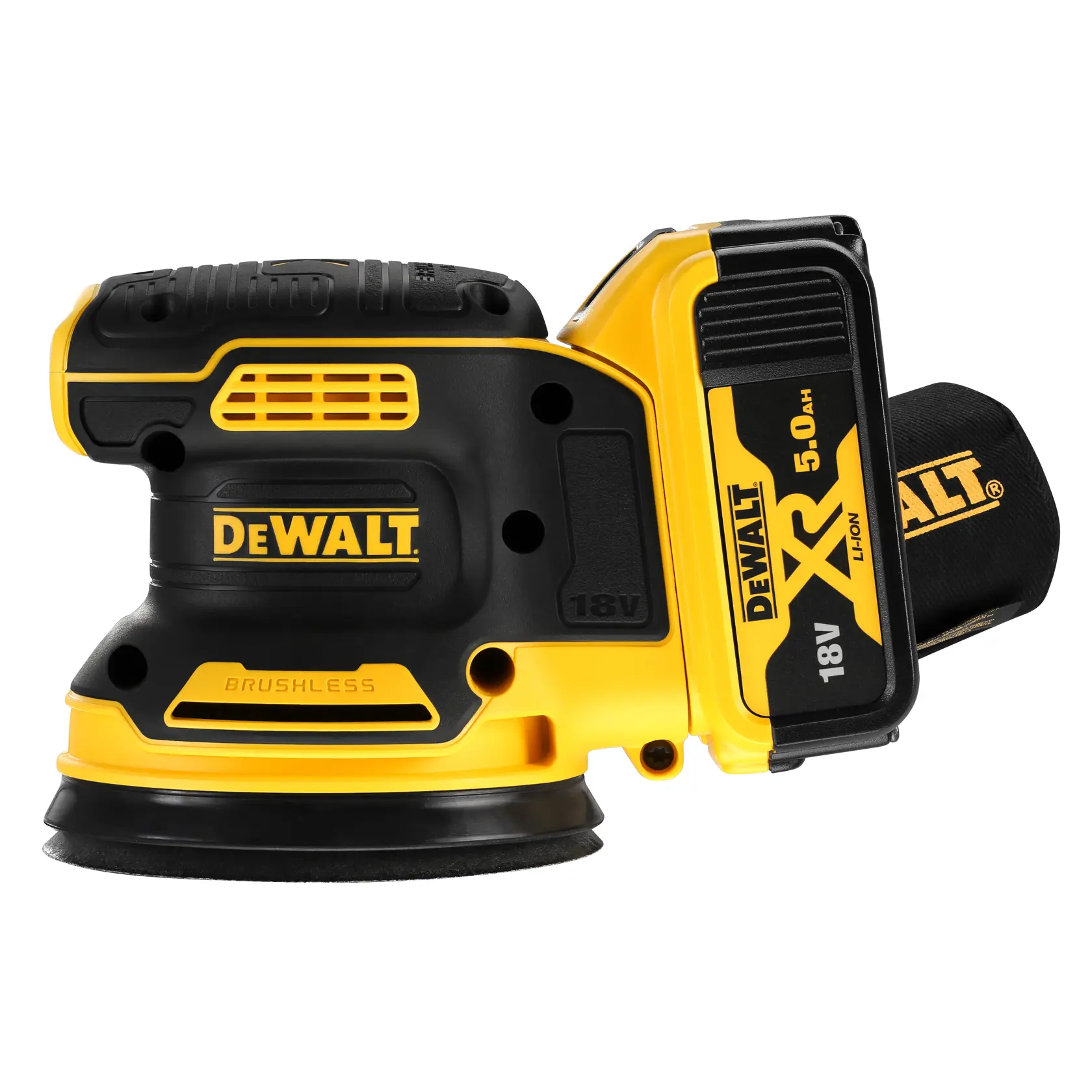18V XR Flexvolt BRUSHLESS 125MM excentrische schuurmachine