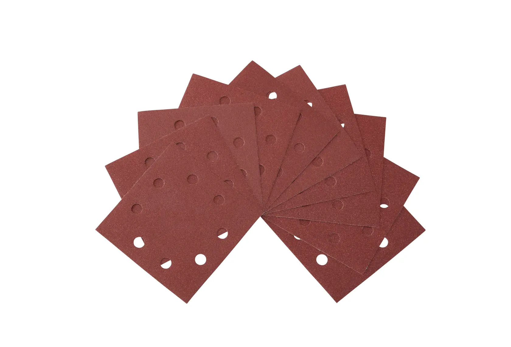 Schuurpapier 1/4, 115x115mm, geperforeerd, velcro, K320