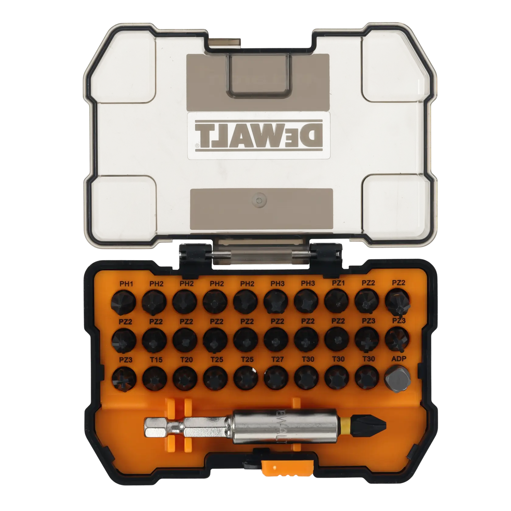 32-delige FLEXTORQ® McLaren Schroefbitset + Standaard Bithouder, TOUGH CASE