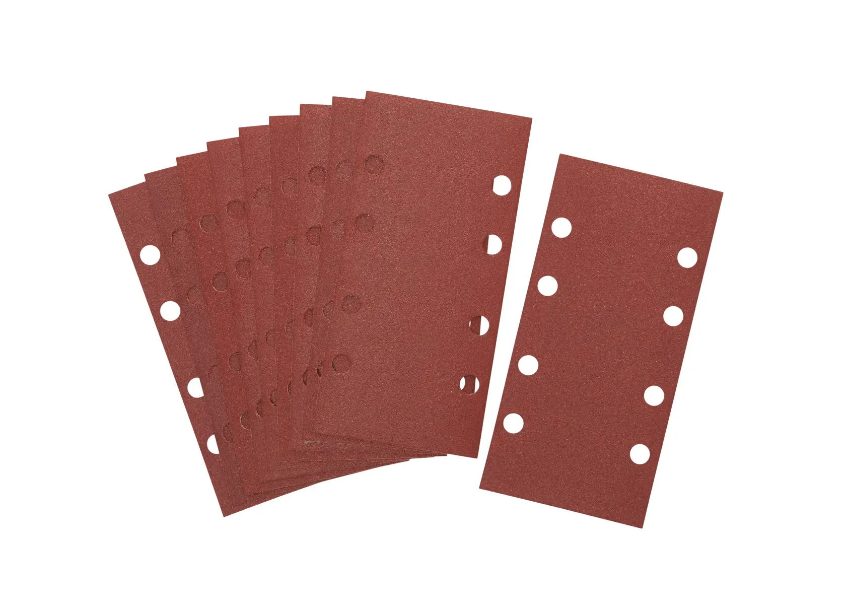 Schuurpapier 1/3, 93x190mm, velcro, 8 gaten, K120