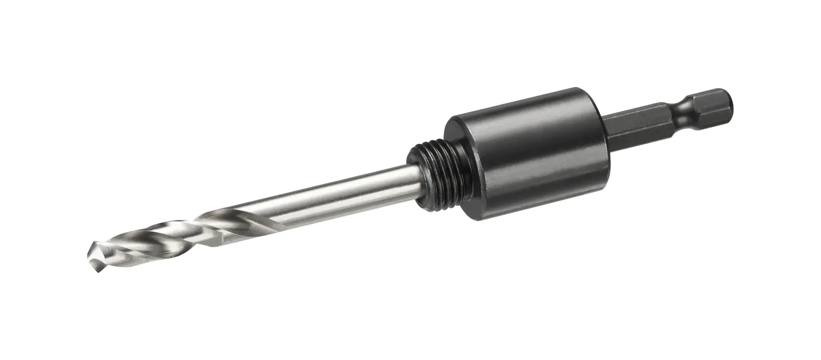 A DEWALT drill bit with a hex shank adapter, shown against a plain white background.