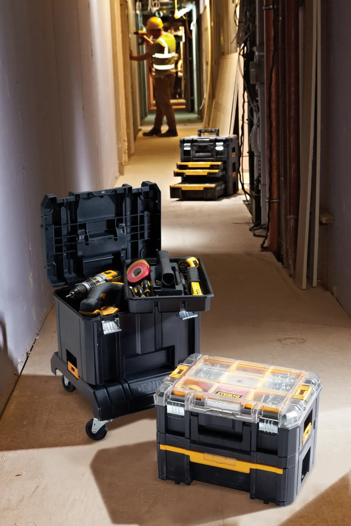 TSTAK® Plateau met wielen (cart)