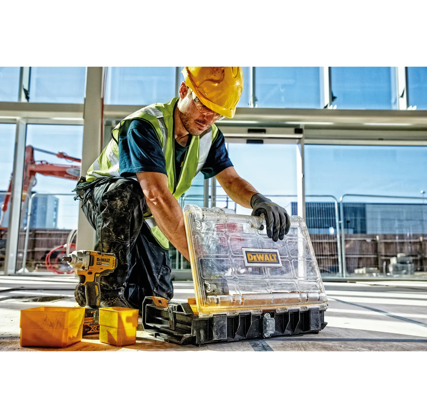 DEWALT® TOUGHSYSTEM® DS100 Transparante Deksel Organizer