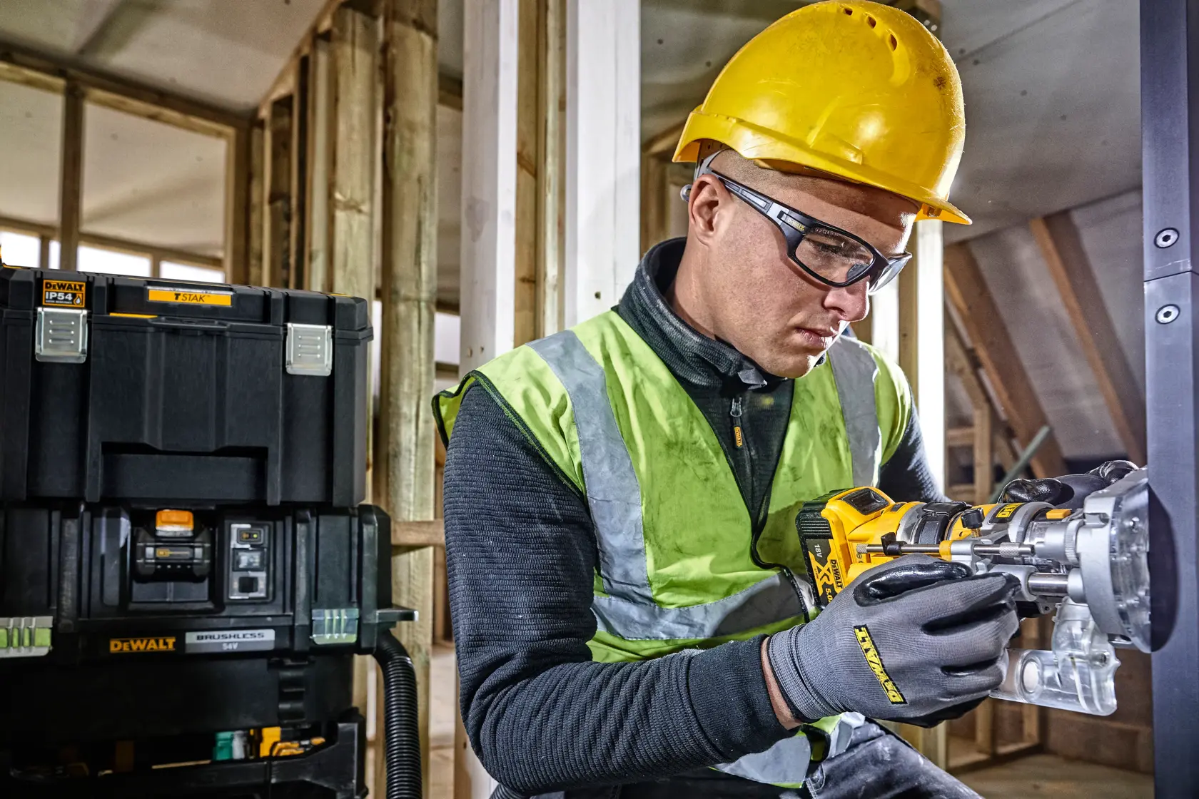 TSTAK® IP54 Gereedschapskoffer met korte hendel